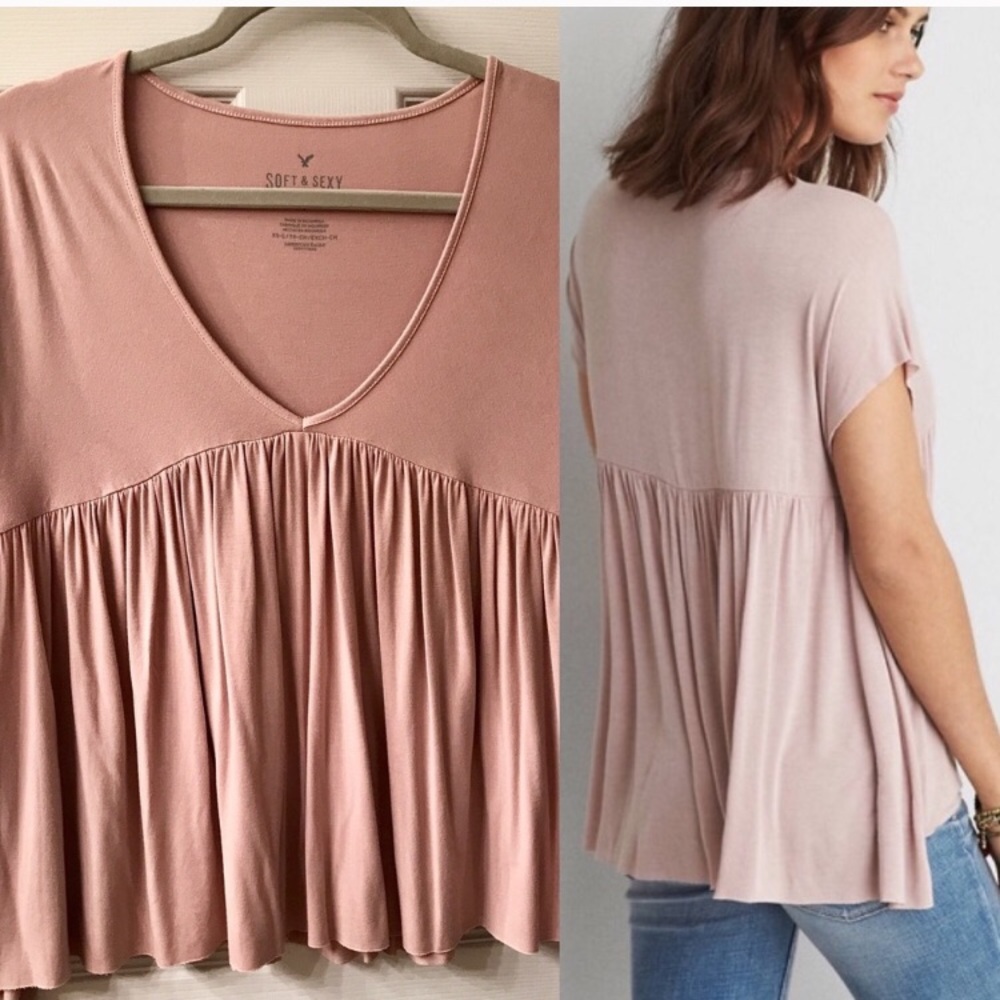 AEO Soft&Sexy Babydoll Tee
